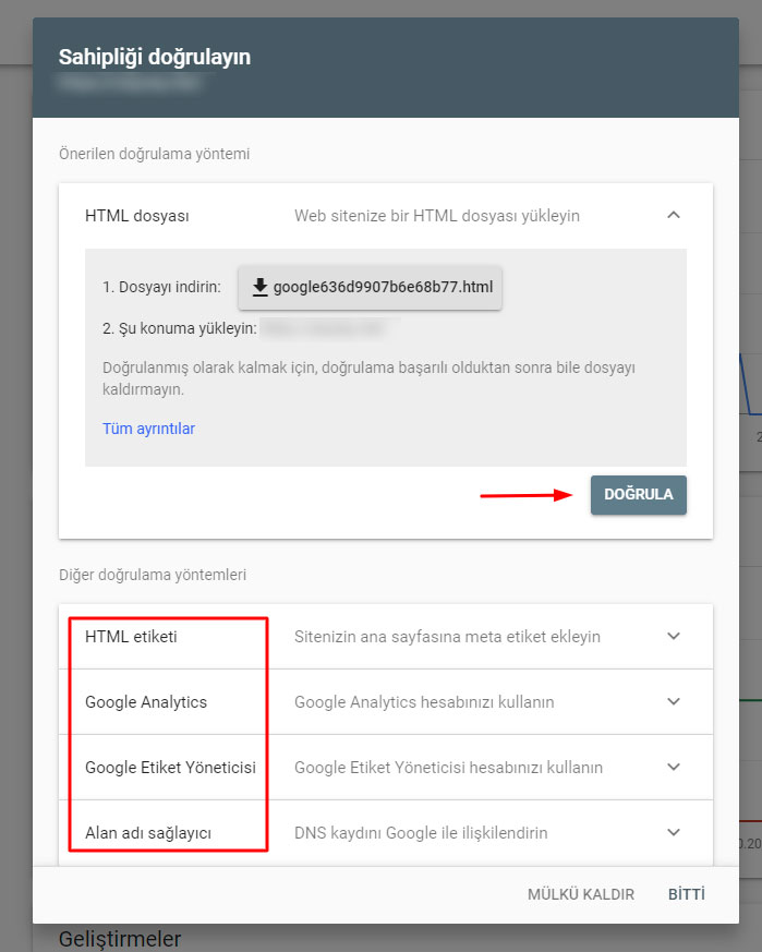google-search-console-sahiplik-dogrulama-yontemleri